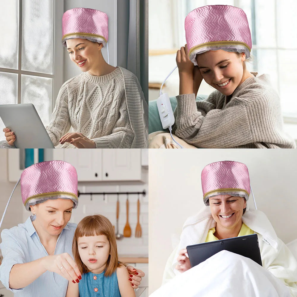 Bonnet Chauffant pour Masque Capillaire – Soin Profond & Réparateur