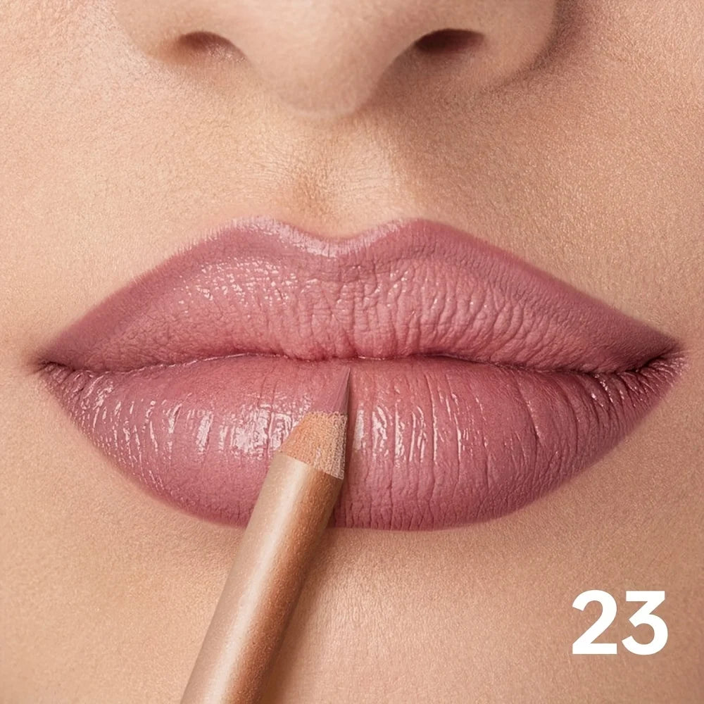 Crayon Contour Lèvres Mat — Longue Tenue, Waterproof & Précision Parfaite