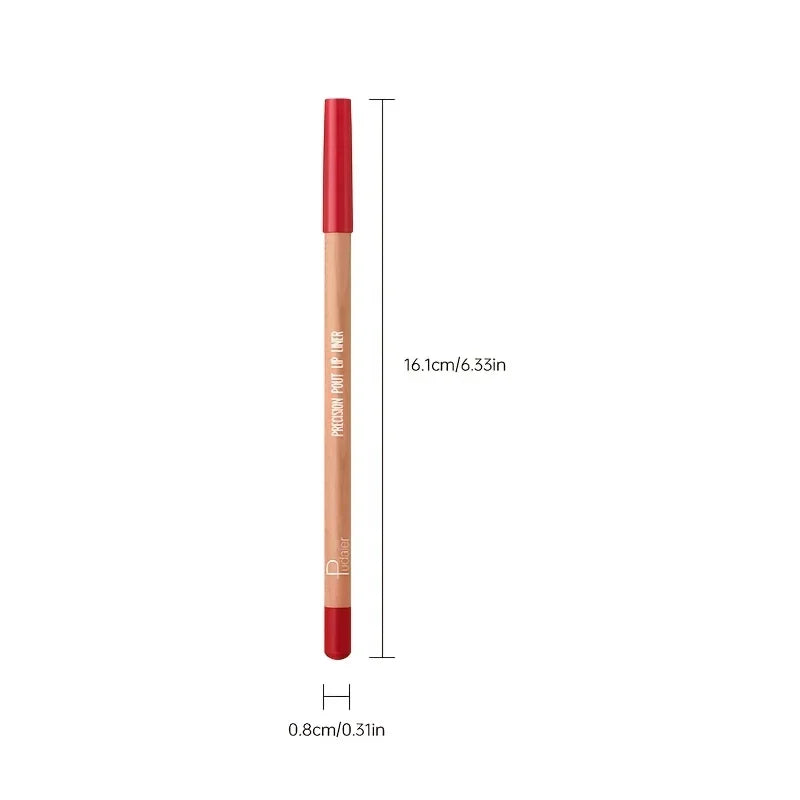 Crayon Contour Lèvres Mat — Longue Tenue, Waterproof & Précision Parfaite