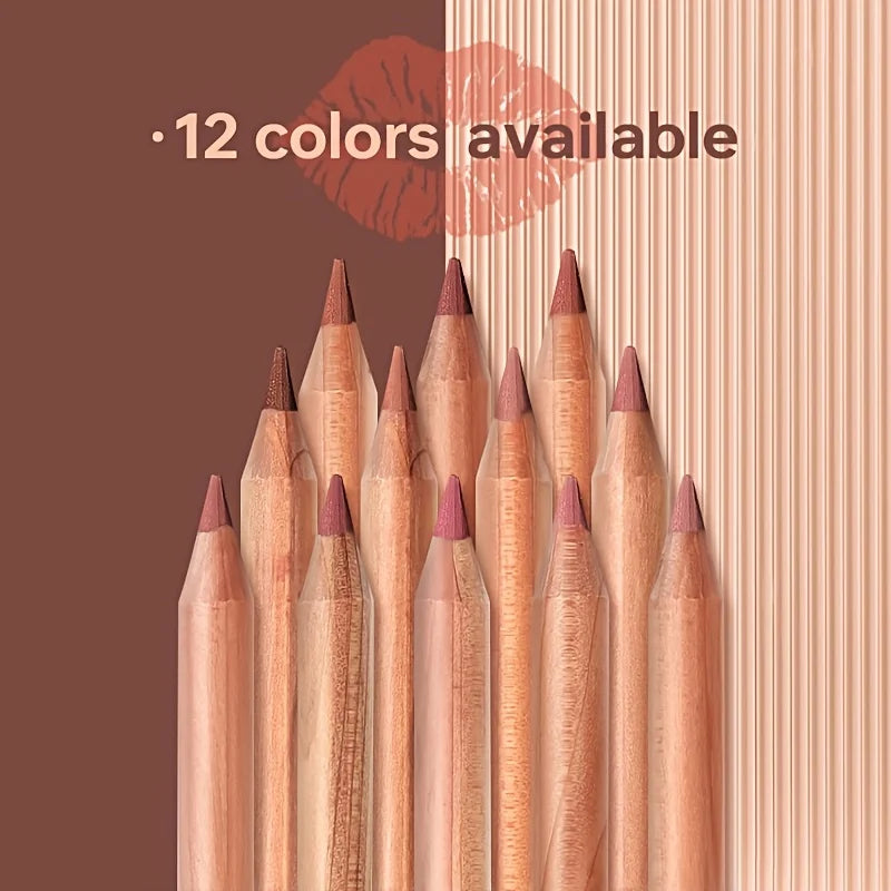 Crayon Contour Lèvres Mat — Longue Tenue, Waterproof & Précision Parfaite