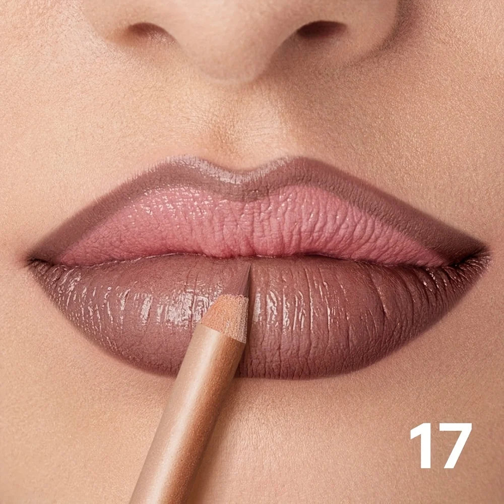 Crayon Contour Lèvres Mat — Longue Tenue, Waterproof & Précision Parfaite