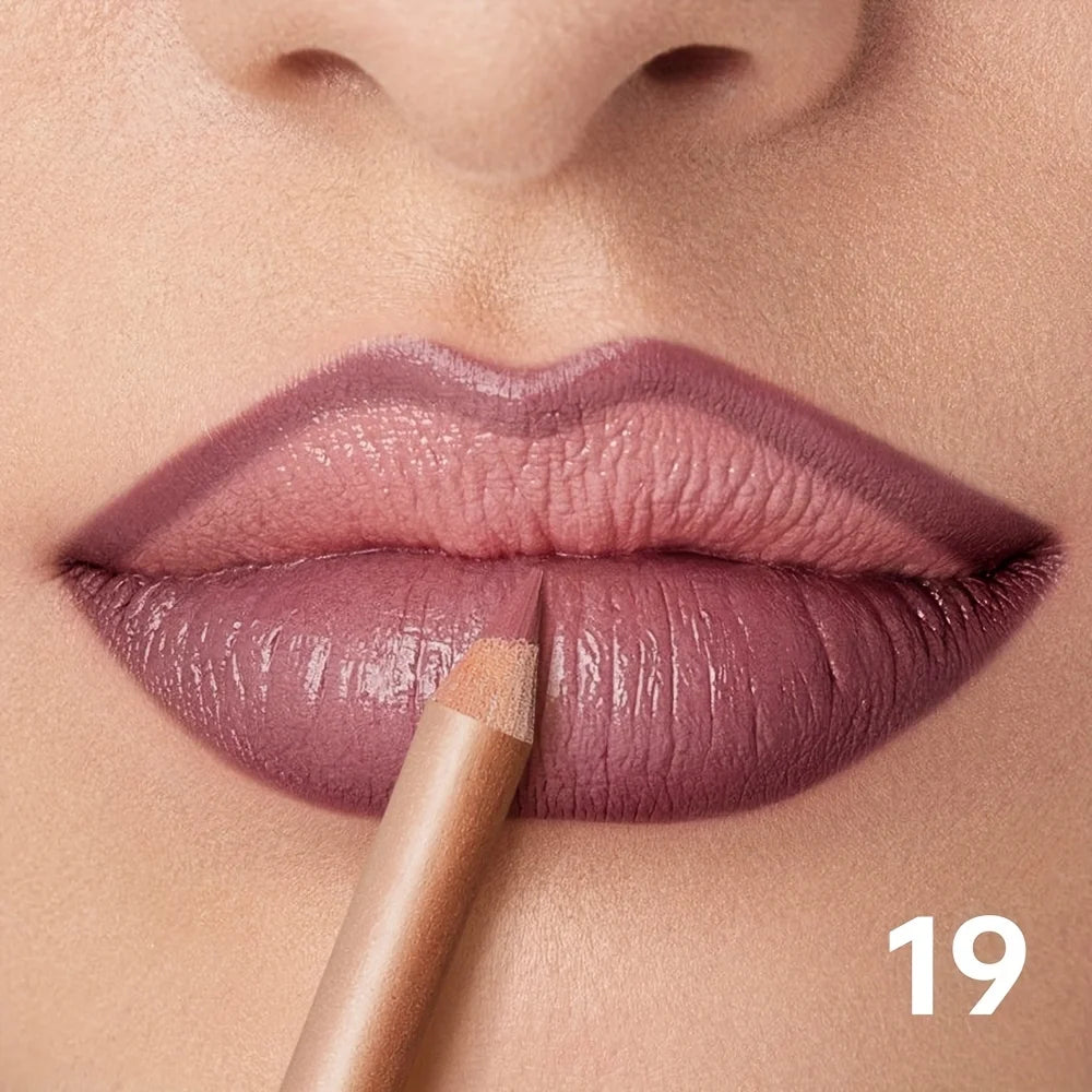 Crayon Contour Lèvres Mat — Longue Tenue, Waterproof & Précision Parfaite