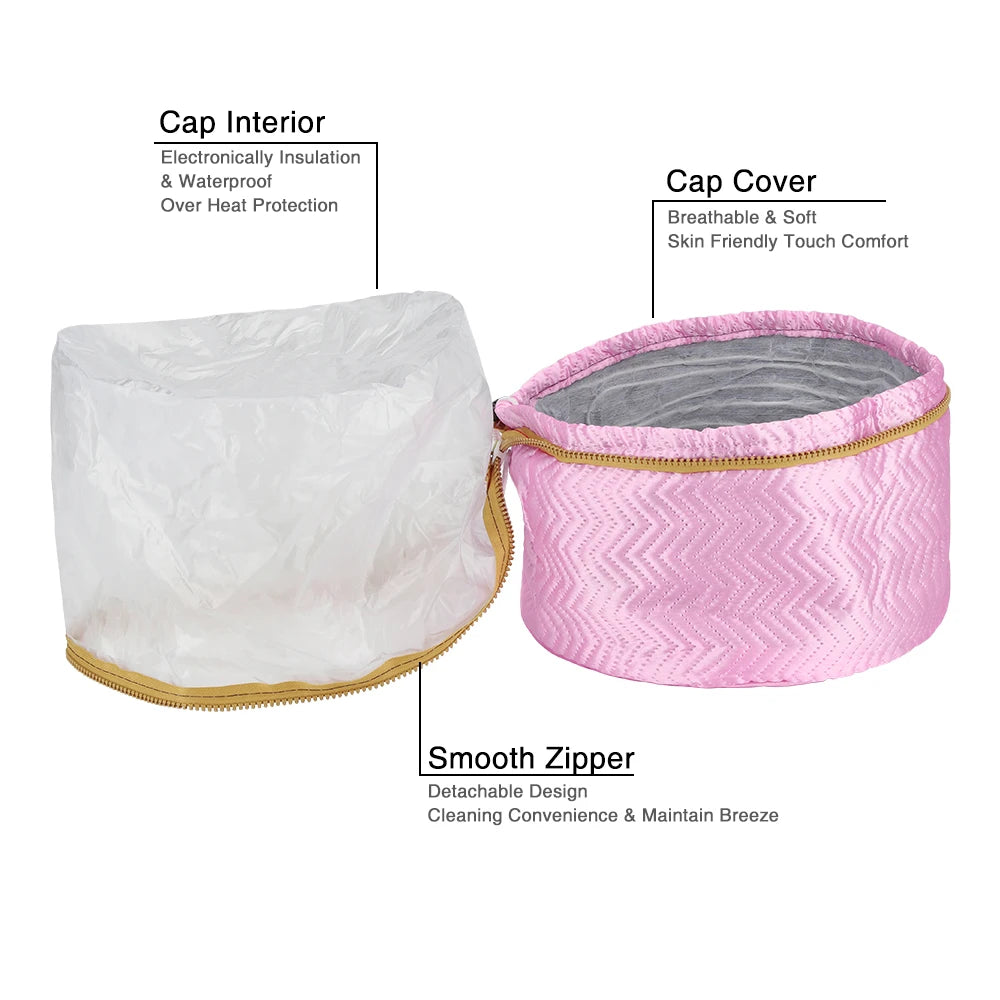 Bonnet Chauffant pour Masque Capillaire – Soin Profond & Réparateur